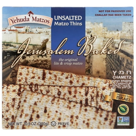 Yehuda Matzo Thins Unsalted, 10.5 Oz
