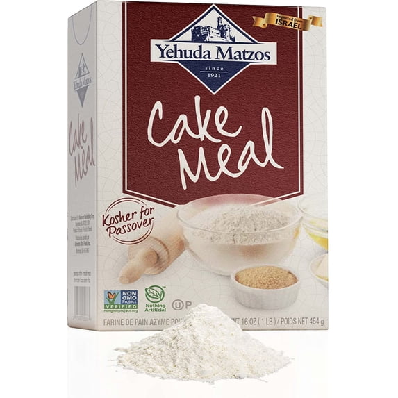 Yehuda Matzos Jerusalem Cake Meal Kosher For Passover 16 oz Pack of 1.
