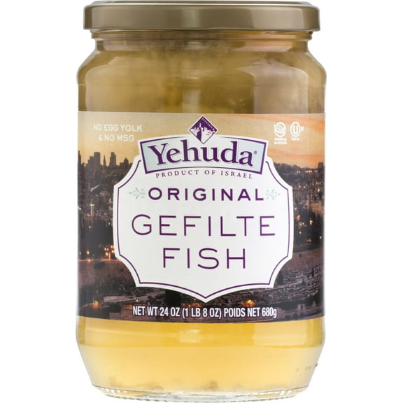 Yehuda Original Style Gefilte Fish 24 oz (pack of 6)