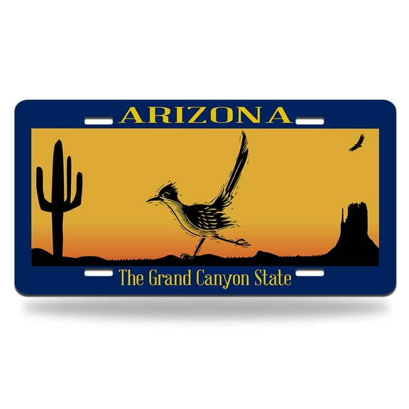Yehwow Arizona Grand Canyon State Metal Car Plate Aluminum License Plate