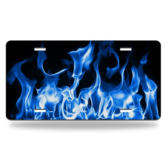 Yehwow Glitter Lips Biting Sexy Red Metal Car Plate Decorative Aluminum License Plate Tag Sign