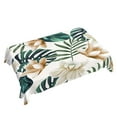 thumbnail image 1 of Yehwow Tropical Flower Plant Rectangle Tablecloth 52x70 Inch Table Cover for Kitchen Dining Party Picnic Decor, 1 of 4