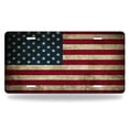 thumbnail image 1 of Yehwow Usa Flag American Metal Car Plate Aluminum License Plate, 1 of 6