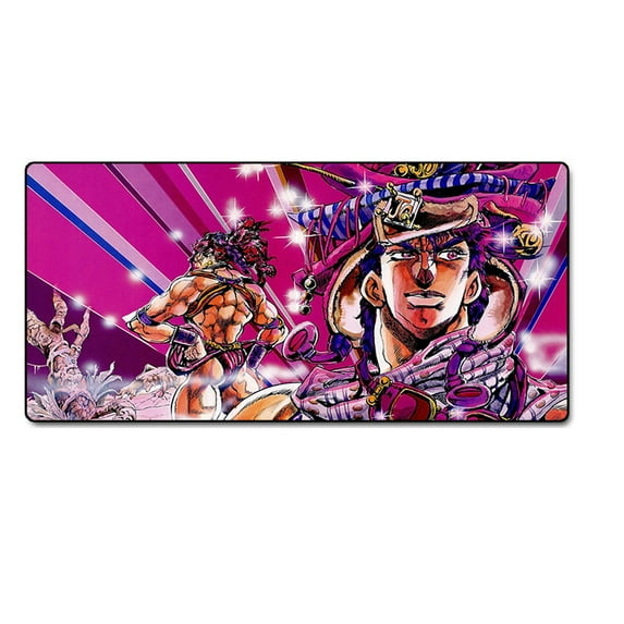 Yejue 30*70cm JoJo's Bizarre Adventure Mouse pad Anime Large Desk pad Computer Keyboard pad playmat Game mat Non-Slip Rubber Base, Office Desktop Accessories