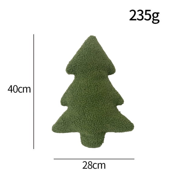 Yejue 3D Christmas Tree Throw Pillow 2024 New Christmas Tree Shaped Cushion Christmas Pillows for Couch Cute Christmas Plush Couch Christmas Pillows Decorative for Sofa
