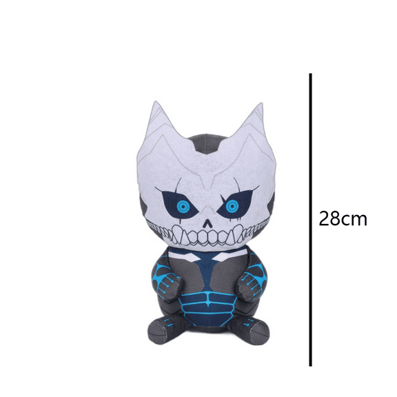 Yejue Kaiju No.8 Plush Figure Cute and Collectible Monster Toy for Anime Enthusiasts Gift White mask Monster 28cm