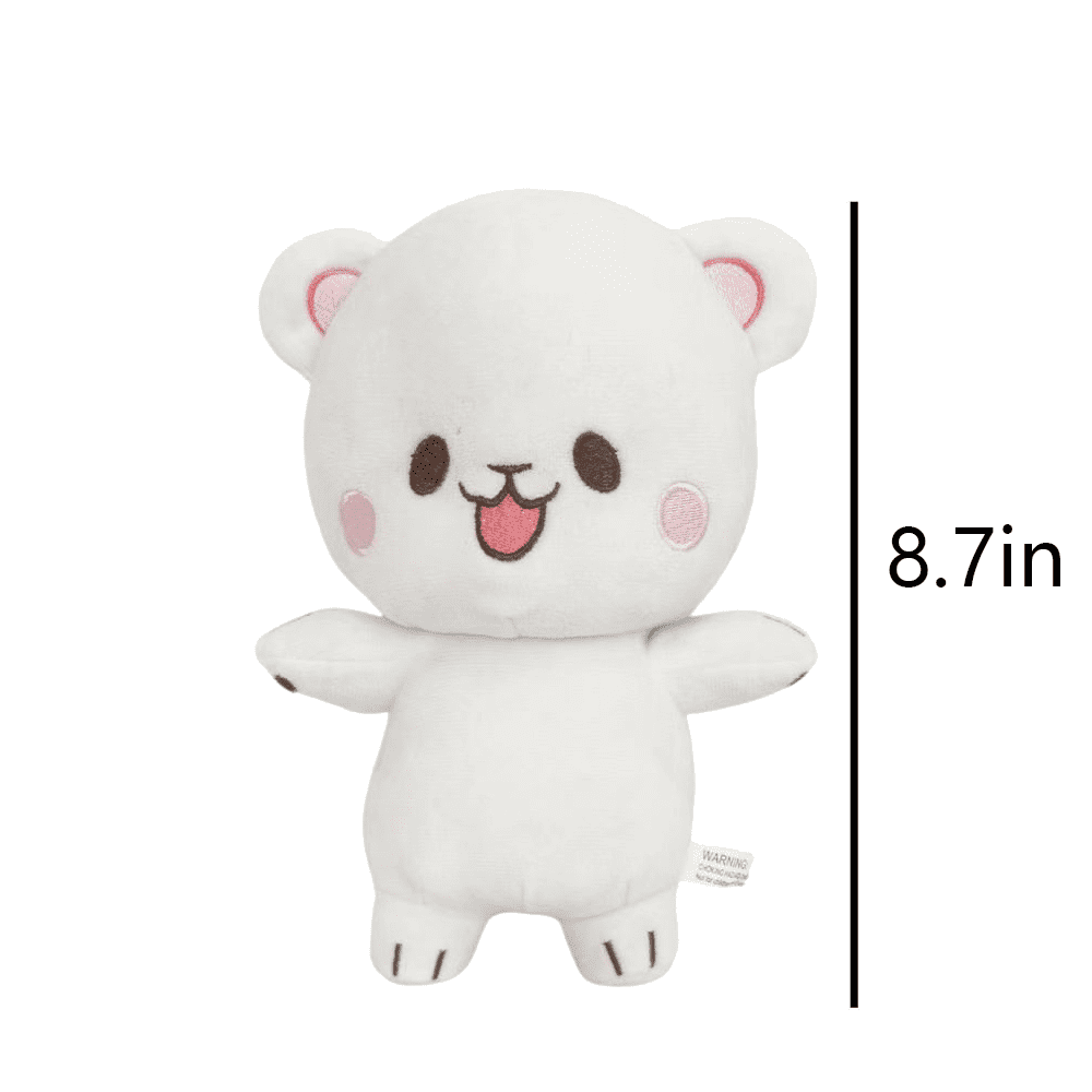 Yejue Milk and Mocha Plush Toy 8in Milk and Mocha Bear Plush Cute