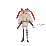 Yejue Vaggie Charlie Alastor Plush Hazbin Hotel Plush Anime Figure Stuffed Animal Gifts for Cartoon Game Lovers