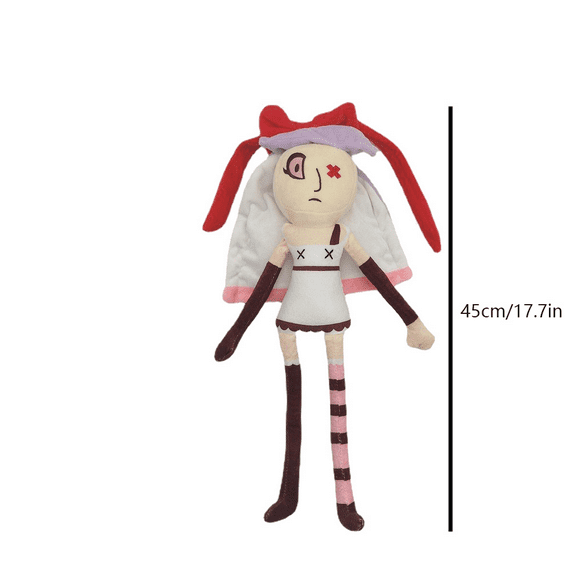 Yejue Vaggie Charlie Alastor Plush Hazbin Hotel Plush Anime Figure Stuffed Animal Gifts for Cartoon Game Lovers