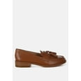 thumbnail image 1 of Yelena Real Leather Tassel Loafers, 1 of 10