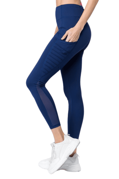 Support Performance Tights - Blue - Brakefree