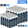 thumbnail image 1 of Yelikex AAA+AA Battery 40 Pack, Dual A Battery 1.5V R6P, Suitable for Home and Electronic Devices, 10-year Shelf Life, 1 of 7