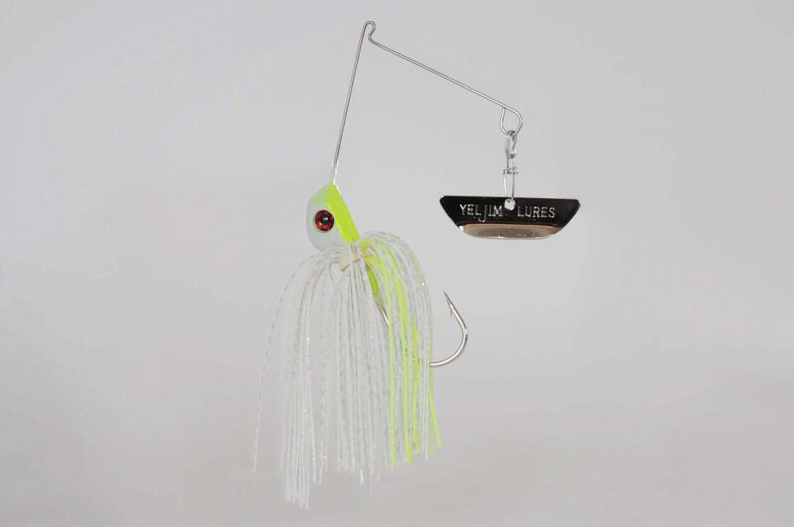Yeljim Flipping Wizard White Chartreuse Bladed Jig
