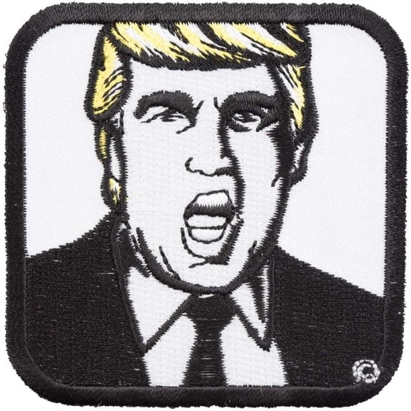 Yelling Donald Trump Patch, Faces Of Trump Patches