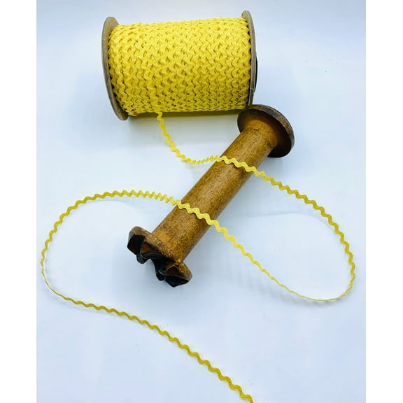 Yellow 1/4" Baby Ric Rac
