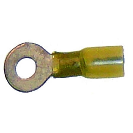 Yellow 1/4" Ring Term 100pk Heat Shrinkable Pro #: YRT14-1 X-Ref #: