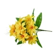 thumbnail image 1 of Yellow 12 Pcs Artificial West Lake Lotus Flower Vase Set Decorates Living Rooms Dining Tables Kitchens Offices And Weddings 16.5 Inches, 1 of 6