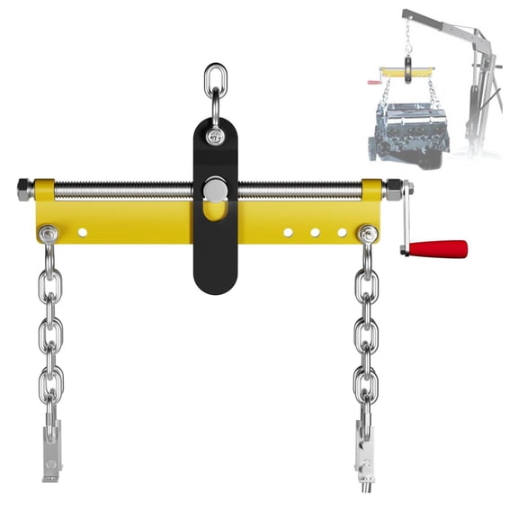 Yellow 1500LBS Adjustable Engine Hoist Load Leveler