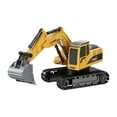 thumbnail image 1 of Yellow 2.4Ghz Remote Control Excavator 1:24 Scale 6Ch Rc Engineering Digger Toy Yellow, 1 of 4