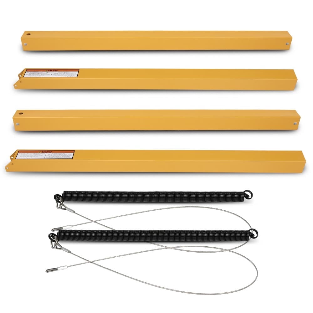 Trailer Gate Ramp Aid Yellow 2 Sided Tailgate Utility Trailer Gate & Ramp Lift Assist System ...