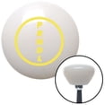 thumbnail image 1 of Yellow 2 Speed White Retro Shift Knob with M16 x 1.5 Insert Shifter Auto Manual, 1 of 1