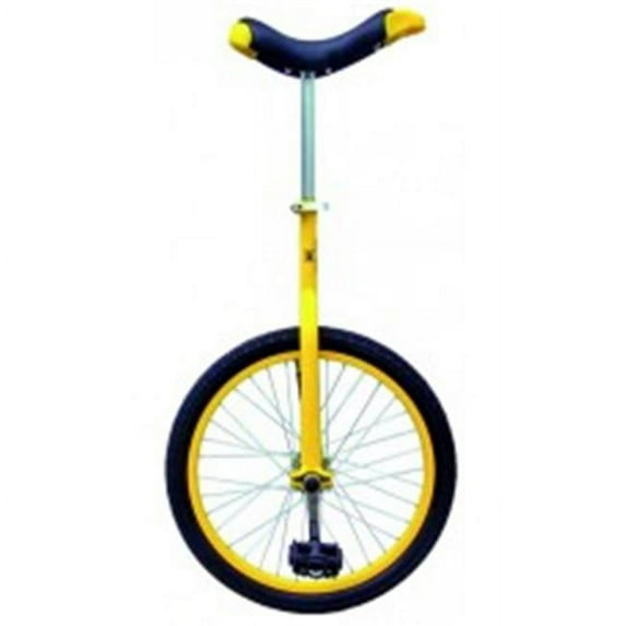 Yellow 20 in. Unicycle with Alloy Rim