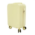 thumbnail image 1 of Yellow 20 inch Luggage Carry on Suitcase, 4 Wheels Hardshell Lightweight Rolling Suitcases Yellow with Cup Phone Holder and Charger Port, 1 of 22