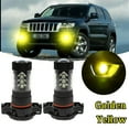 thumbnail image 1 of Yellow 2504 H16 5202 LED Fog Light Bulbs For Jeep Wrangler JL 2017 2018 2019, 1 of 9