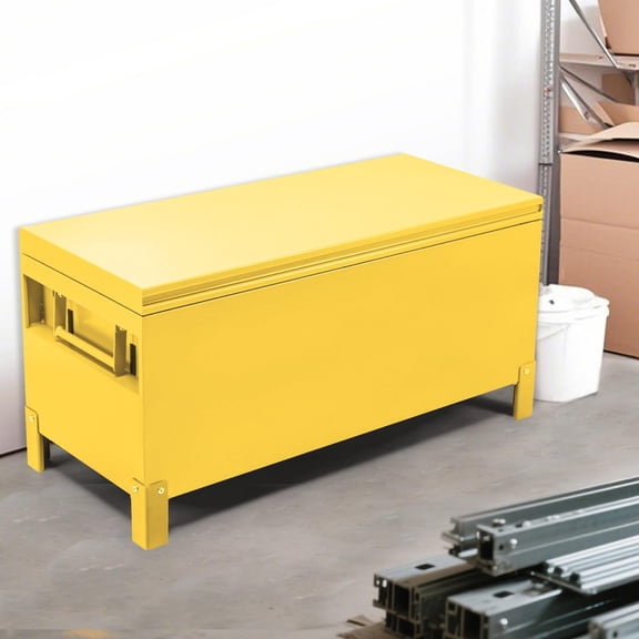 Yellow 36*15 Inch Heavy Duty Aluminum Truck Bed Tool Box