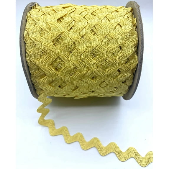 Yellow 5/8" Ric Rac