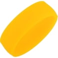 thumbnail image 1 of Yellow 7mm Comfort-fit Yellow Silicone Dome Comfort-Fit Band Size 10 Ring for Women and Men, 1 of 2