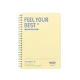 thumbnail image 1 of Yellow A5 Spiral Bound Notebook, Lined Thick Paper Journal with Plastic Cover, 60 Sheets for Writing Notes Study, 1 of 6