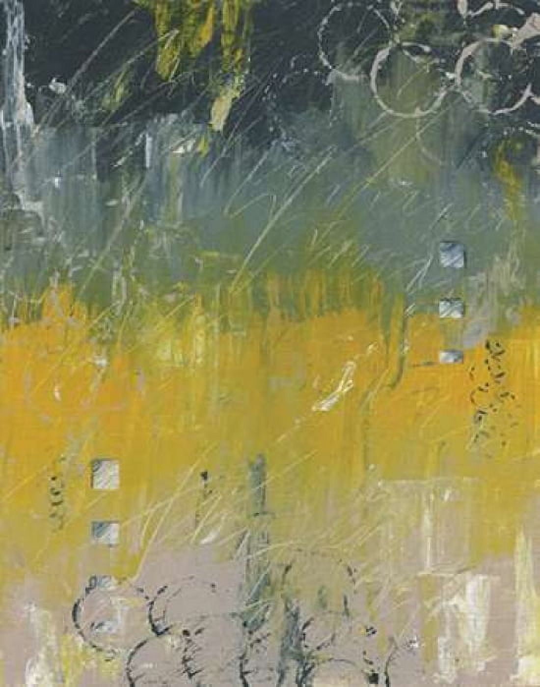 Yellow Abstract I Canvas Art - Justin Coopersmith (22 x 28)