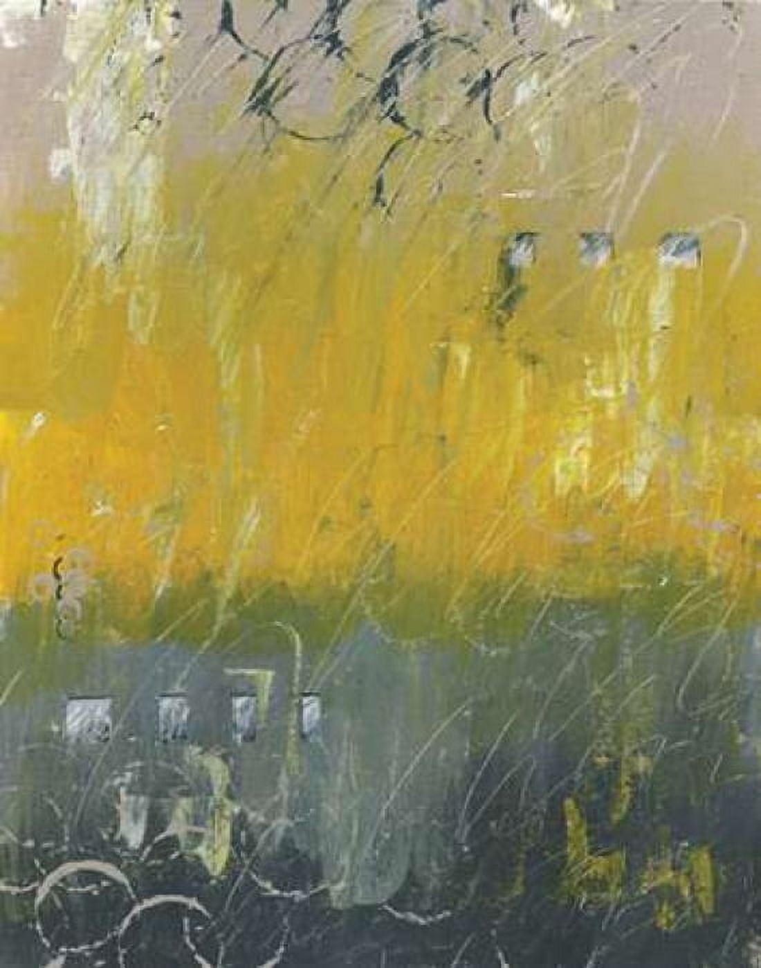 Yellow Abstract II Canvas Art - Justin Coopersmith (22 x 28)