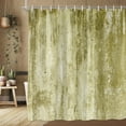 thumbnail image 1 of Yellow Abstract Texture Shower Curtain,Farmhouse Rustic Bath Curtain,Luxury Shower Curtain Bathroom Decor,Waterproof Washable Fabric Shower Curtain for Bathtub 72X84in, 1 of 6