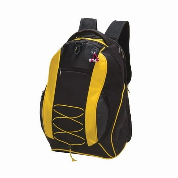 Yellow All-In-one Compu Sport Ball Backpack