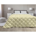 thumbnail image 1 of Grey and Yellow Down Alternative Comforter, Geometric Vintage 60s Home Pattern Inspired Herringbone Zig Zag Lines, Microfiber Quilt for All Season, 5 Sizes, Grey Yellow, by Ambesonne, 1 of 3