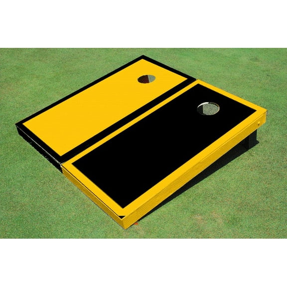 Yellow And Black Alternating Border Set