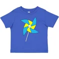 thumbnail image 1 of Yellow And Blue Pinwheel Toddler T-Shirt Kawaii Japan Summer Child Kid TODDLER SHORT SLEEVE TEE BELLA CANVAS 3001T, 1 of 3
