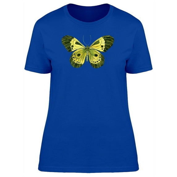 Yellow And Green Butterfly T-Shirt Women -Image by Shutterstock, Female XX-Large