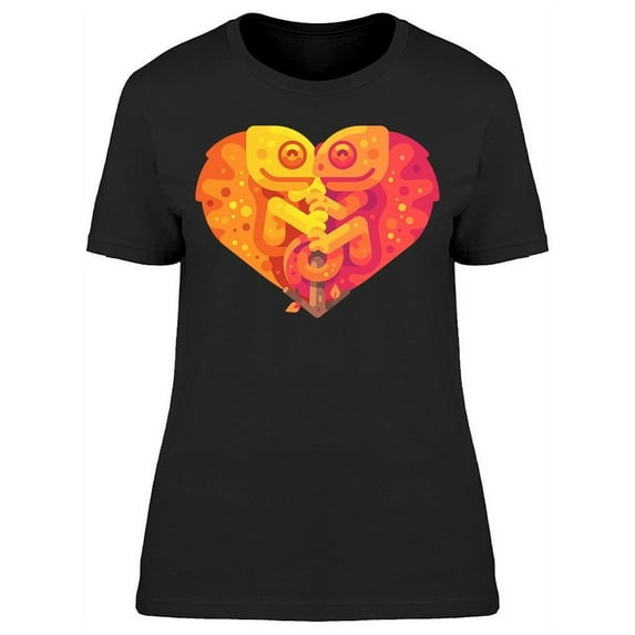 Yellow And Orange Chameleons T-Shirt Women -Image by Shutterstock, Female x-Large