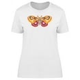 thumbnail image 1 of Yellow And Red Moth T-Shirt Women -Image by Shutterstock, Female Large, 1 of 2