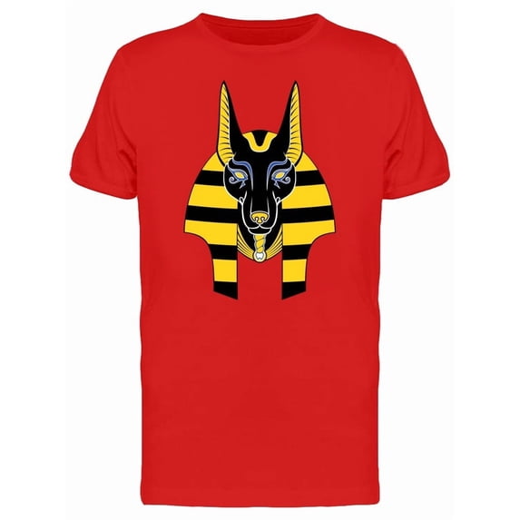 Yellow Anubis Comic Style Tee Men's -Image by Shutterstock