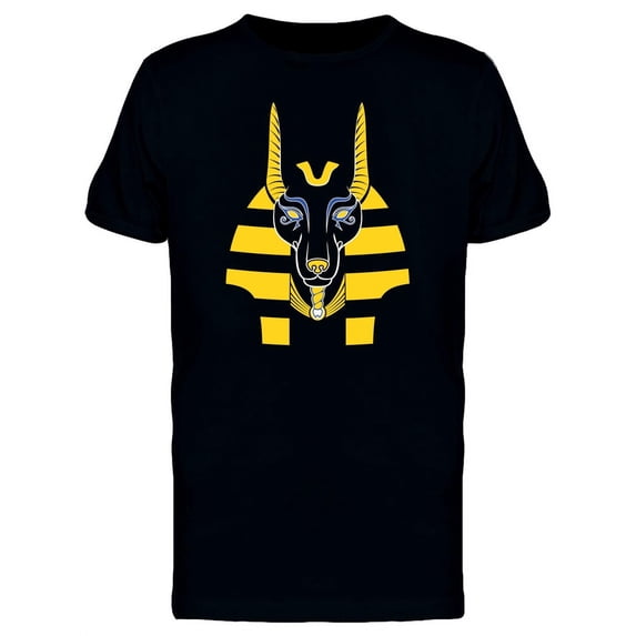 Yellow Anubis Comic Style T-Shirt Men -Image by Shutterstock, Male Medium