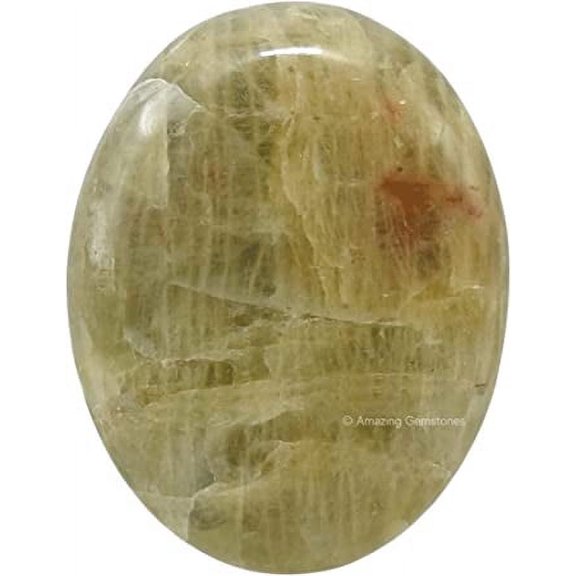 Yellow Aquamarine Crystal Palm Stone