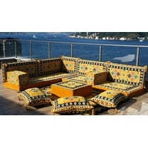 Yellow Arabic Floor Seating, Corner Sofa Couch, Sofa Bed, Turkish Sofa, Modular Sofa, Foam Couch, Folding Sofa Bed, Floor Couches