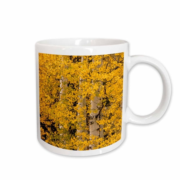 3drose, Yellow Autumn Aspen Trees, Uncompahgre Nf, Colorado, 11oz Mug
