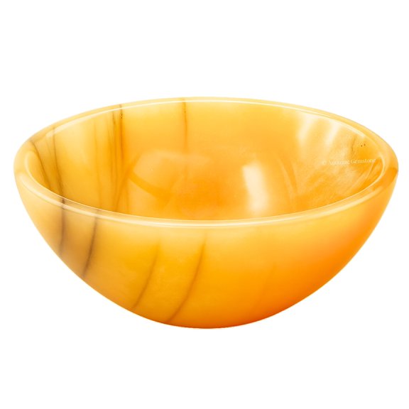 Yellow Aventurine Crystal Bowl 3" Inch Gemstone Bowl for Altar Offering Bowl