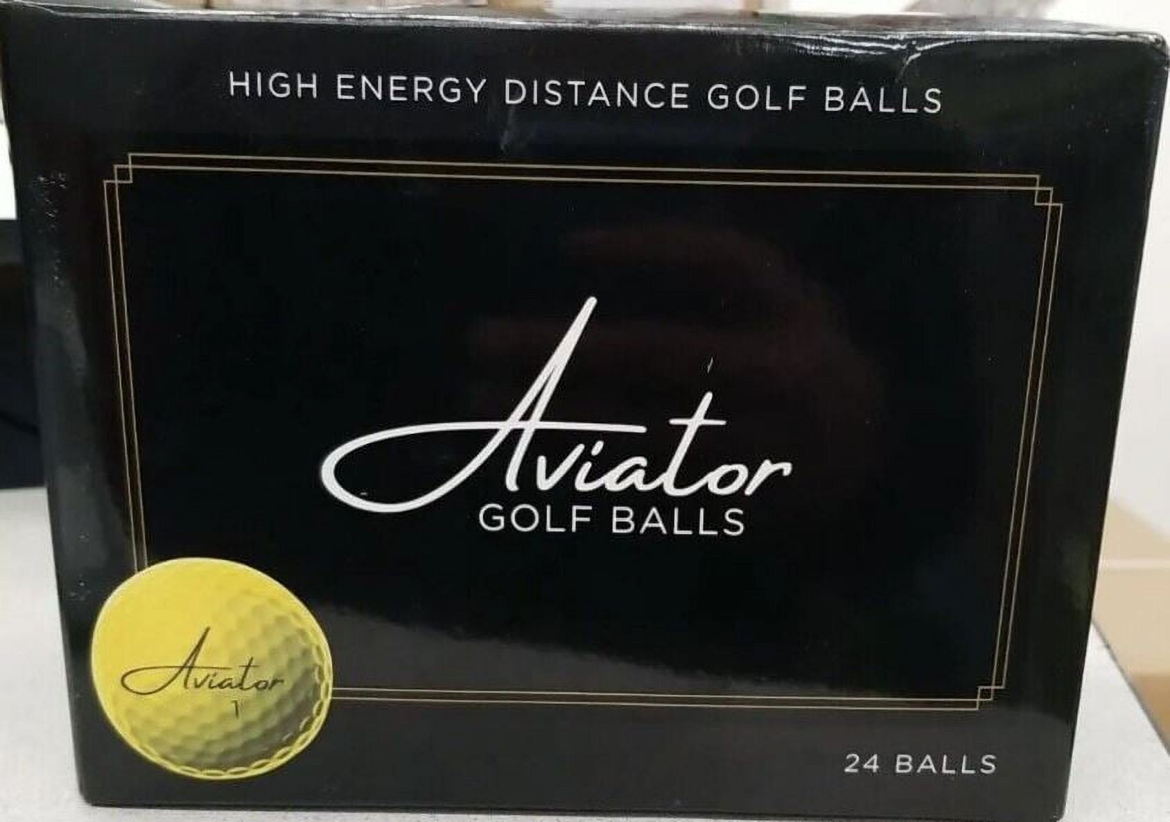 Yellow Aviator High Energy Distance Golf Balls 24 Pack