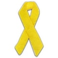 thumbnail image 1 of Yellow Awareness Ribbon Embroidered Applique Sticker - 25 PACK, 1 of 1